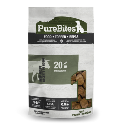 PureBites Dog Food Topper Beef Recipe