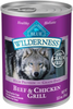 Blue Buffalo Wilderness High-Protein Grain-Free Beef & Chicken Grill Adult Canned Dog Food