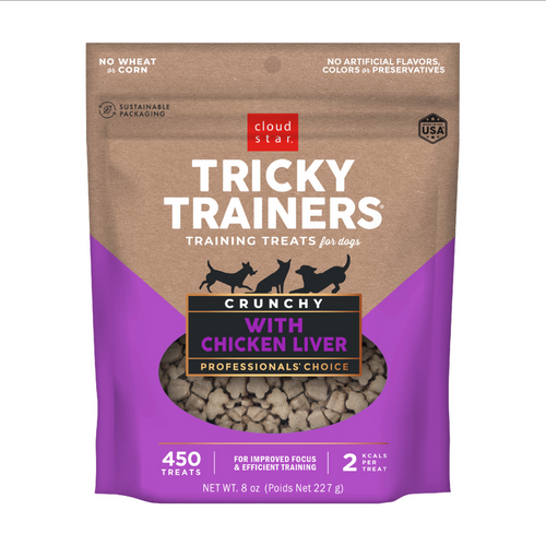 Cloud Star Tricky Trainers Crunchy Liver Dog Treats