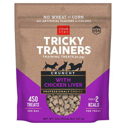 Cloud Star Tricky Trainers Crunchy Liver Dog Treats