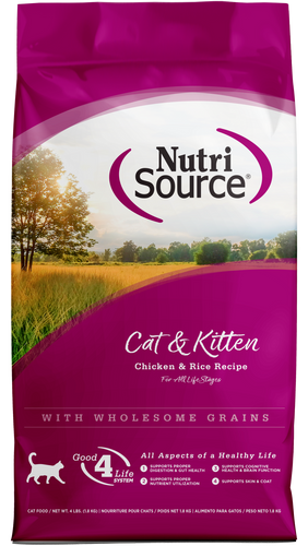 NutriSource Cat & Kitten Chicken & Rice Dry Cat Food