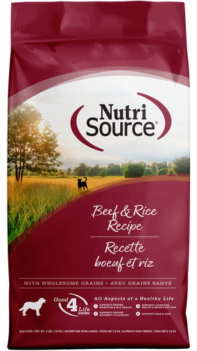 NutriSource Beef & Brown Rice Recipe Dry Dog Food
