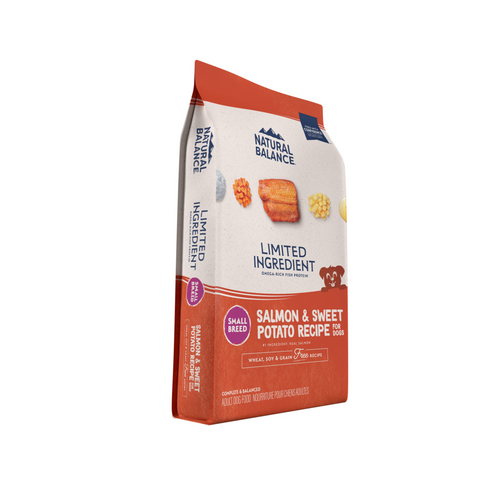 Natural Balance Limited Ingredient Grain Free Dry Dog Food for Small Breeds, Salmon & Sweet Potato