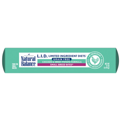 Natural Balance Limited Ingredient Grain Free Dry Dog Food for Small Breeds, Chicken & Sweet Potato Recipe