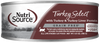 NutriSource Grain Free Turkey & Turkey Liver Select Canned Cat Food