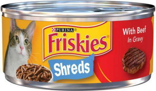 Purina Friskies Shreds Beef and Gravy Wet Cat Food