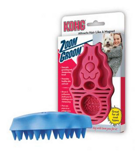 Kong ZoomGroom Brush for Dogs & Puppies