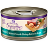 Wellness Signature Selects Grain Free Natural Skipjack Tuna with Shrimp Entree in Broth Wet Canned Cat Food