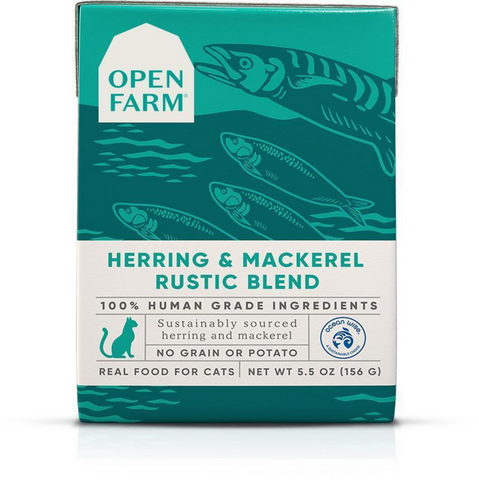 Open Farm Grain Free Rustic Blend Herring and Mackerel Wet Cat Food