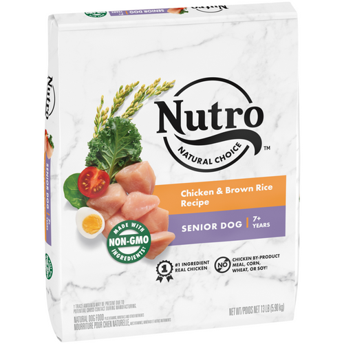 Nutro Wholesome Essentials Senior Chicken, Whole Brown Rice and Sweet Potato Formula Dry Dog Food