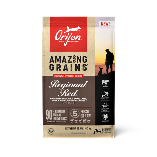 ORIJEN High Protein Amazing Grains Regional Red Dry Dog Food