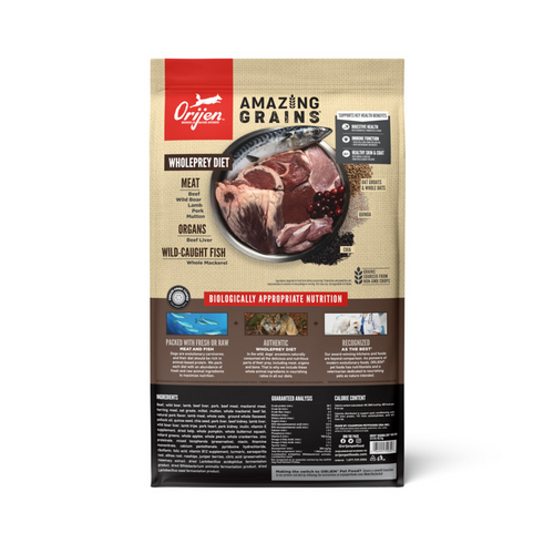 ORIJEN High Protein Amazing Grains Regional Red Dry Dog Food