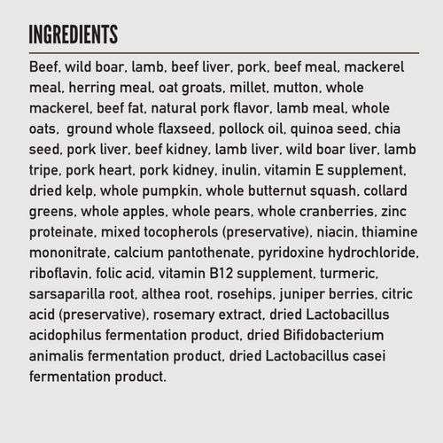 Orijen Amazing Grains Regional Red Dry Dog Food Beef, Boar, Lamb, Pork & Fish