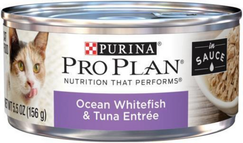 Purina Pro Plan Ocean Whitefish and Tuna in Sauce Wet Cat Food