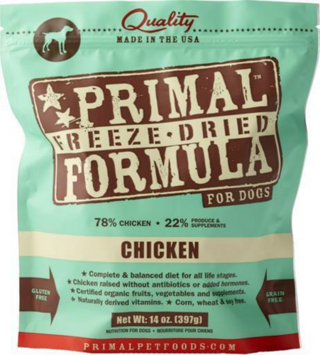 Primal Freeze Dried Nuggets Grain Free Chicken Formula Dog Food