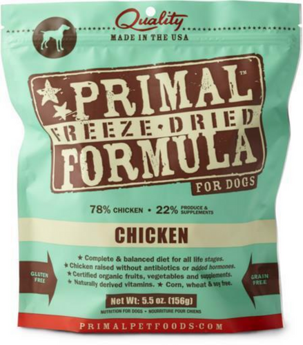 Primal Freeze Dried Nuggets Grain Free Chicken Formula Dog Food