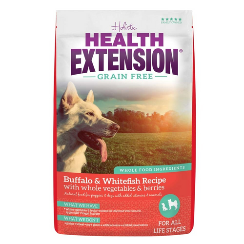 Health Extension Grain Free Buffalo and Whitefish Dry Dog Food