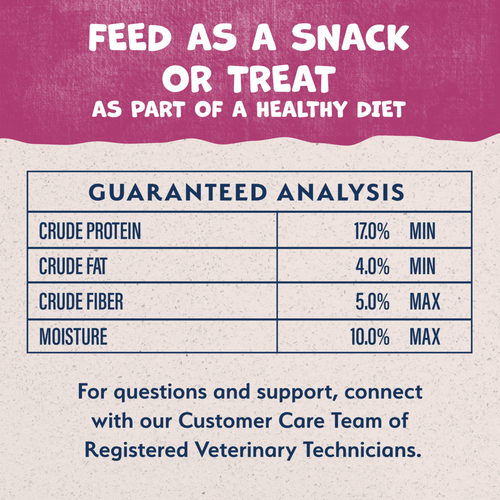 Natural Balance Rewards Crunchy Biscuits Dog Treats for Small Breeds with Real Venison