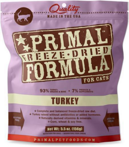 Primal Freeze Dried Nuggets Grain Free Turkey Formula Cat Food