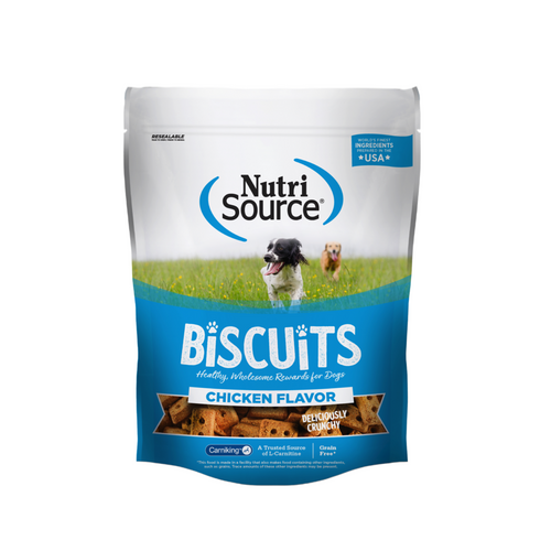 NutriSource Grain Free Chicken Biscuits Dog Treats