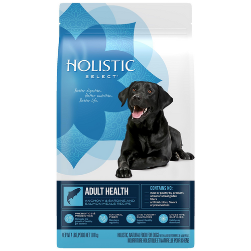 Holistic Select Natural Adult Health Anchovy, Sardine, and Salmon Meal Recipe Dry Dog Food