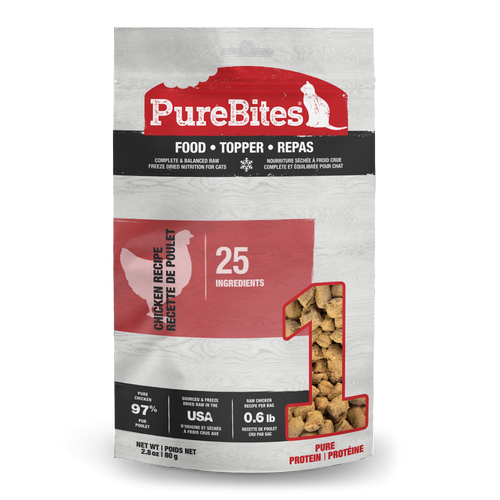 PureBites Cat Food Topper Chicken Recipe