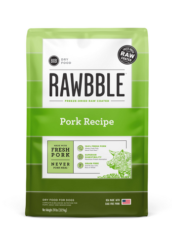 Bixbi Rawbble Kibble Grain Free Pork Dog Food
