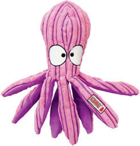 Kong Cuteseas Octopus Crinkle Dog Toy
