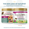 NaturVet Moderate Care Glucosamine DS Plus Soft Chews Joint Supplement for Dogs