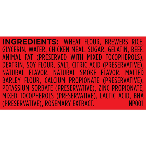 Milk-Bone Comfort Chews, Dog Treats with Unique Chewy Texture and Real Beef
