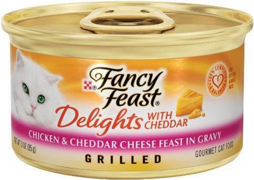 Fancy Feast Delights Chicken and Cheddar Wet Cat Food