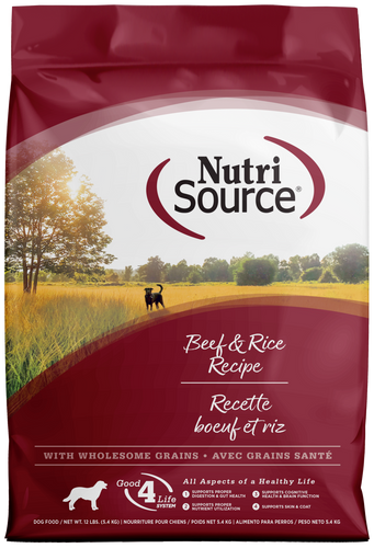 NutriSource Beef & Brown Rice Recipe Dry Dog Food