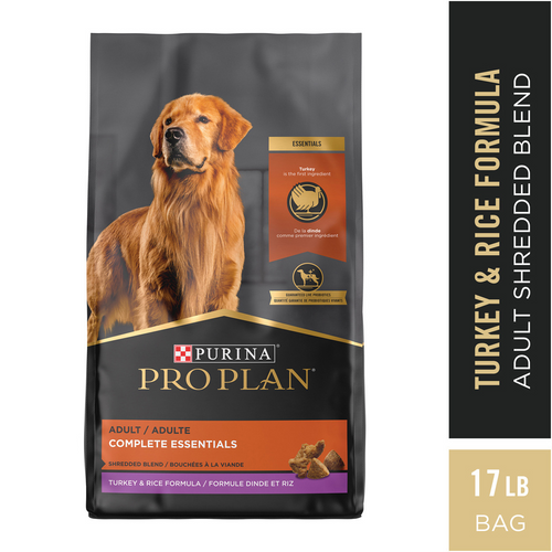 ProPlan Complete Essentials Shredded Blend Turkey and Rice Dry Dog Food