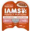 Iams Perfect Portions Healthy Adult Salmon Pate Wet Cat Food Tray