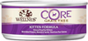 Wellness CORE Grain Free Natural Kitten Health Turkey and Chicken Smooth Pate Canned Cat Food