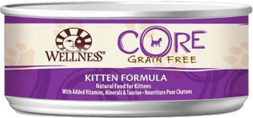 Wellness CORE Grain Free Natural Kitten Health Turkey and Chicken Smooth Pate Canned Cat Food