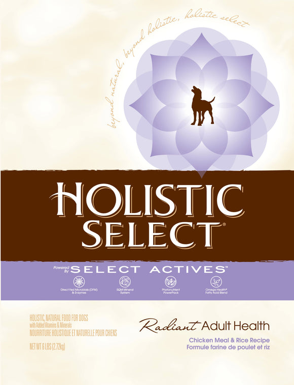 Holistic Select NaturalChicken Meal and Rice Recipe Dry Dog Food