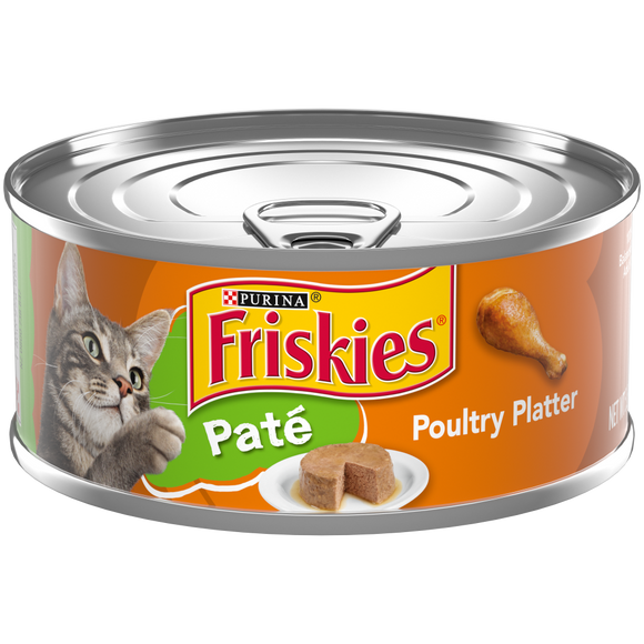Friskies Pate Poultry Platter Canned Cat Food