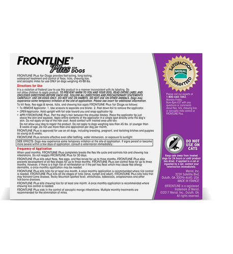 Frontline Plus for Large Dogs