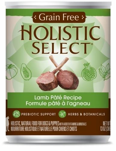 Holistic Select NaturalGrain Free Lamb Recipe Wet Canned Dog Food