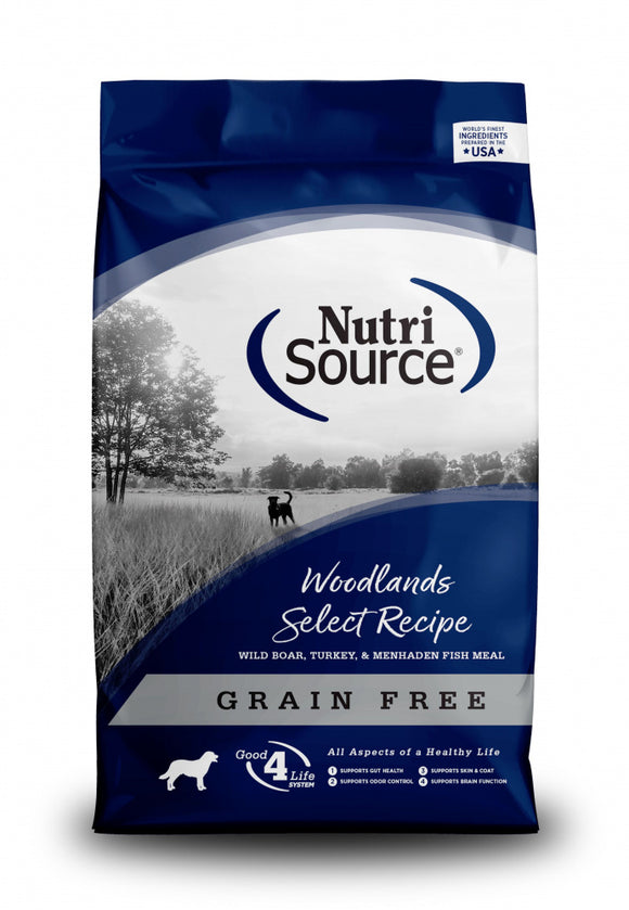NutriSource Grain Free Woodlands Dry Dog Food