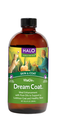 Halo Dream Coat Meal Enhancement Oil for Dogs and Cats