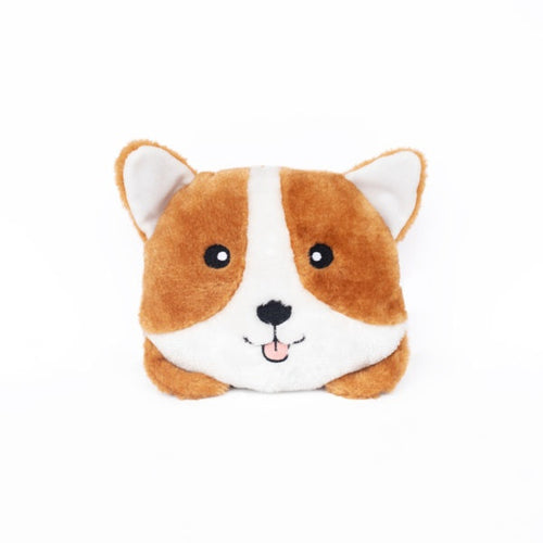 ZippyPaws Squeakie Buns Corgi Plush Dog Toy