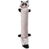 ZippyPaws Jigglerz No Stuffing Raccoon Plush Dog Toy