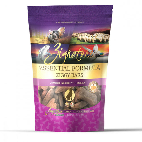 Zignature Zssential Ziggy Bars Dog Treats