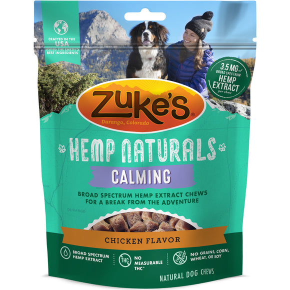 Zuke's Hemp Naturals Calming Chicken Recipe Dog Treats