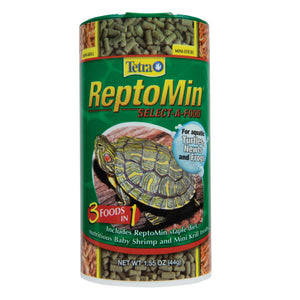 Tetra ReptoMin Select-A-Food 3 in 1 Mini-Sticks Turtle, Newt & Frog Food