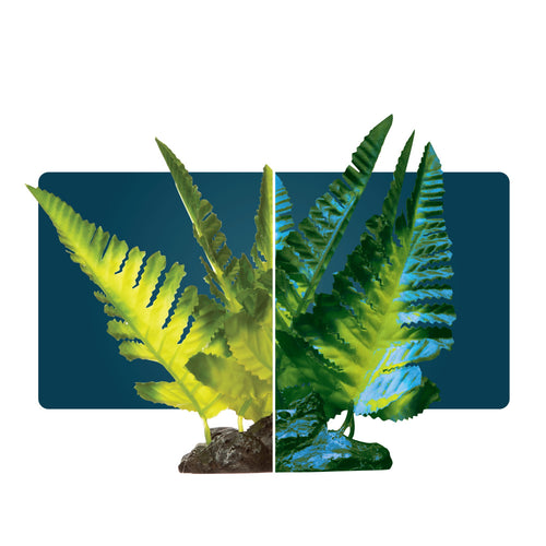 GloFish Plant Yellow Fern Tank Accessory