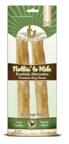 Fieldcrest Farms Nothin to Hide Large Roll Chicken Dog Chews