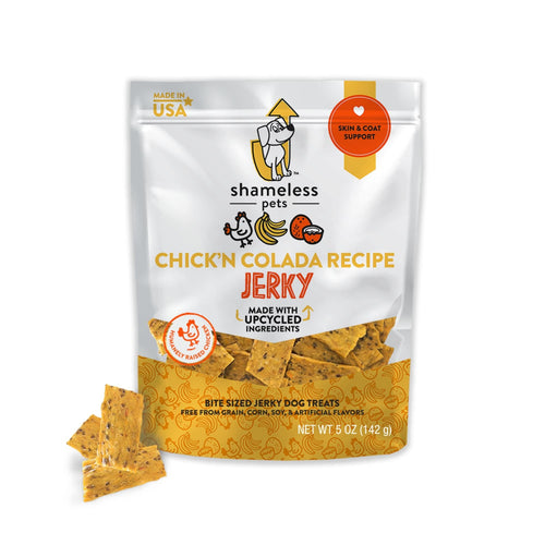 Shameless Pets Chick'n Colada Bite Sized Jerky Dog Treats